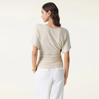 Women's Boatneck Batwing Sleeve Top