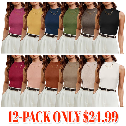 Women's Wool Blend Mock Neck