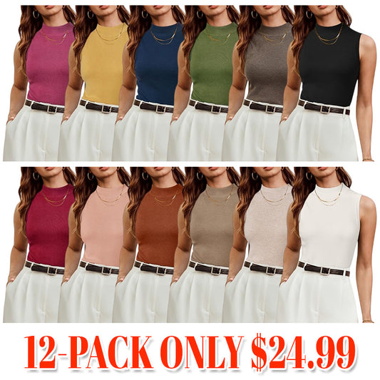 Women's Wool Blend Mock Neck