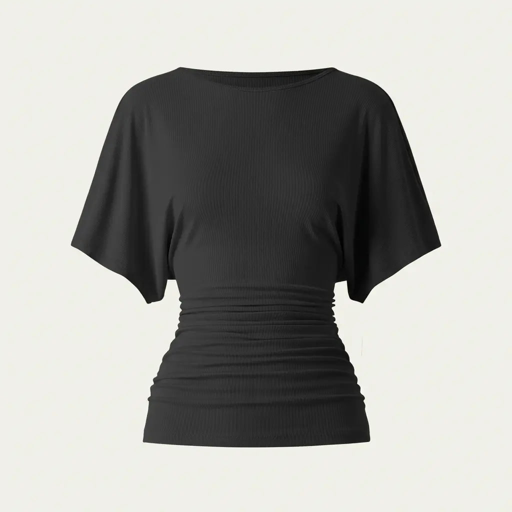 Women's Boatneck Batwing Sleeve Top