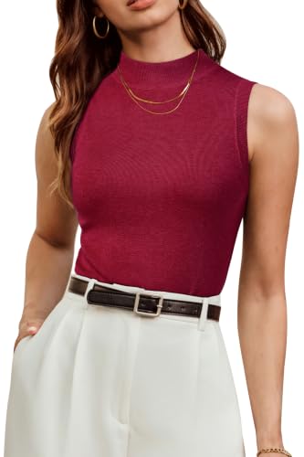 Women's Wool Blend Mock Neck