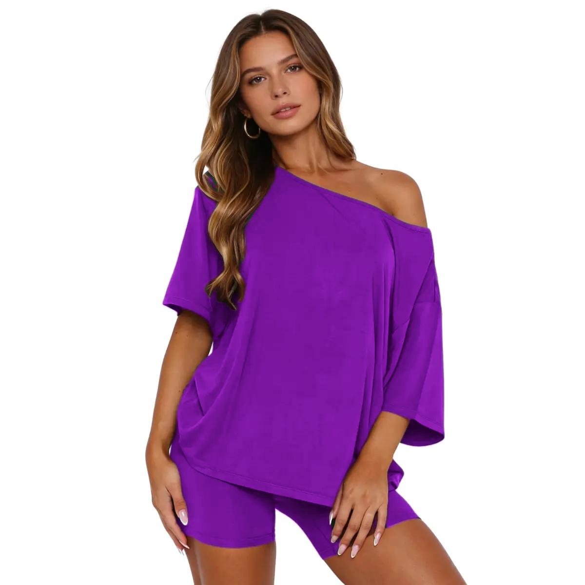Women's Two-Piece Casual Loungewear Set—A Flattering Activewear Look for Travel