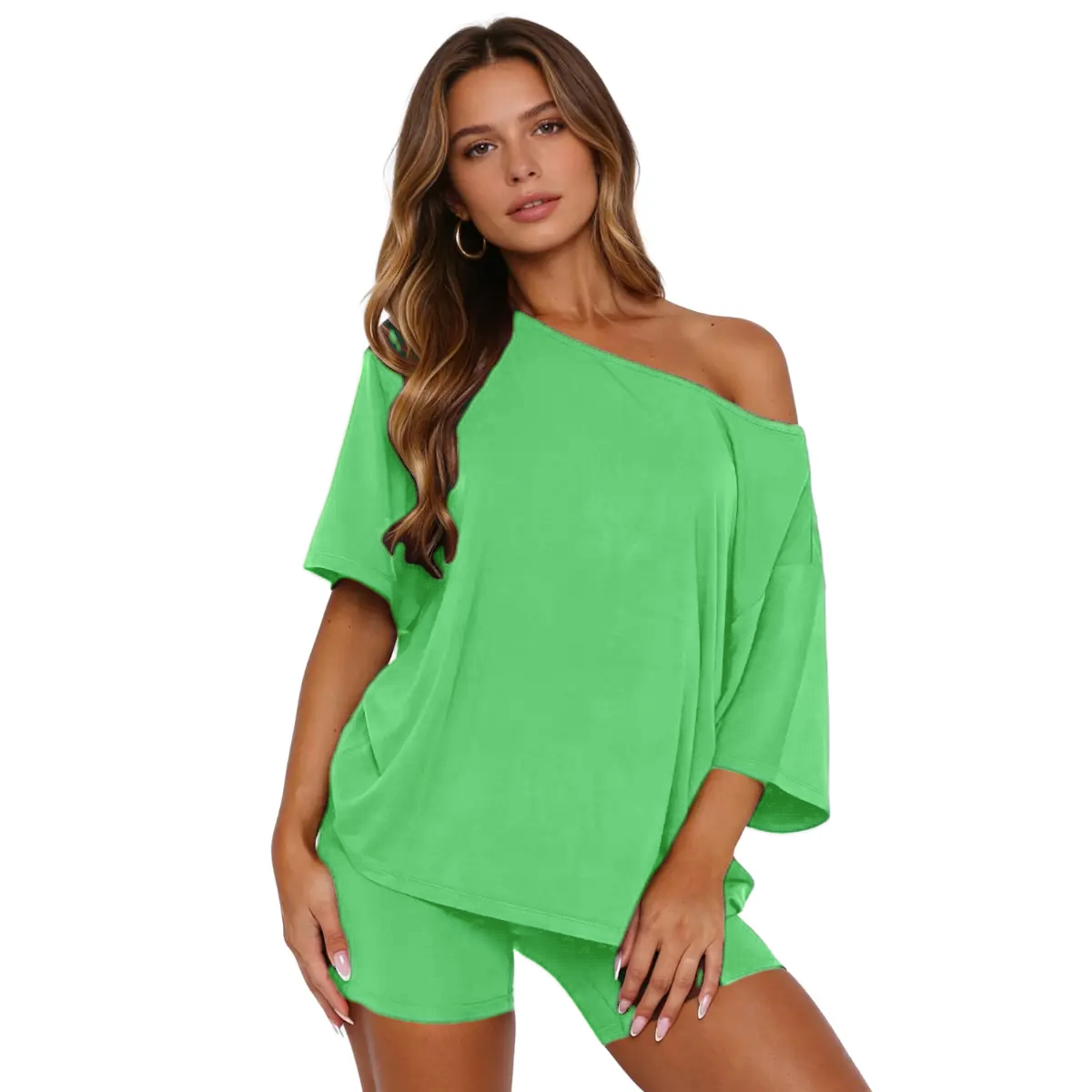 Women's Two-Piece Casual Loungewear Set—A Flattering Activewear Look for Travel