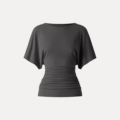 Women's Boatneck Batwing Sleeve Top