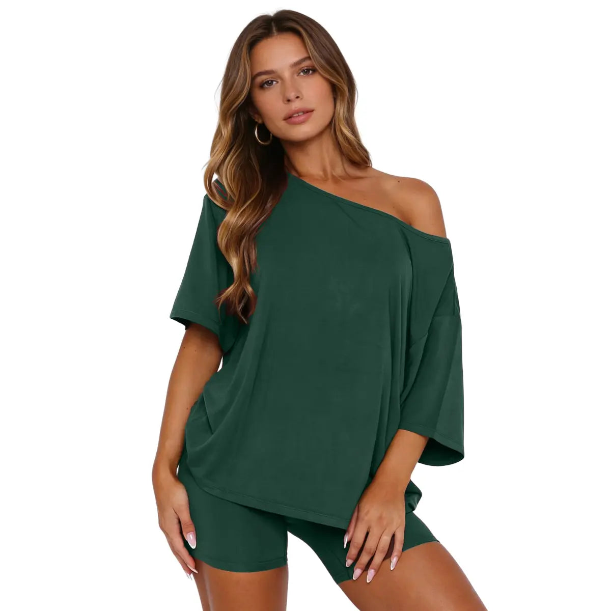 Women's Two-Piece Casual Loungewear Set—A Flattering Activewear Look for Travel