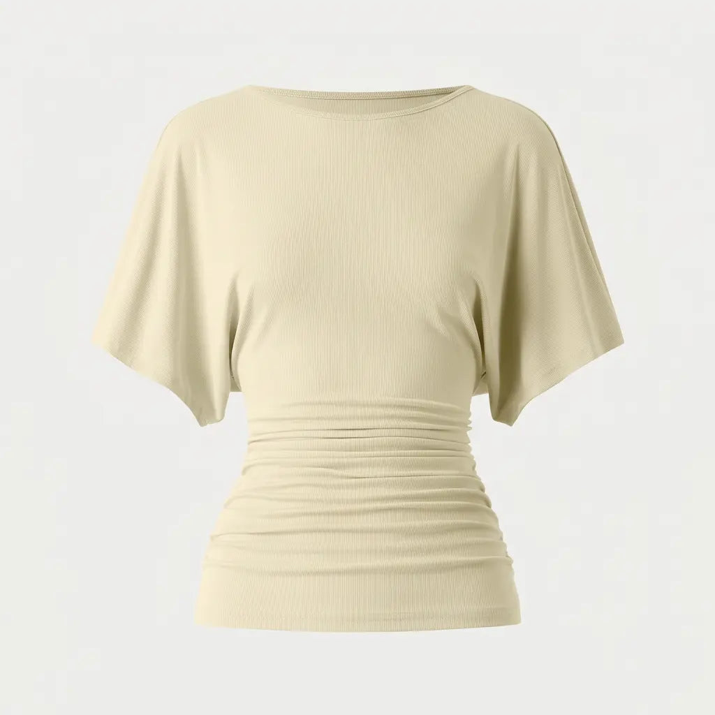 Women's Boatneck Batwing Sleeve Top