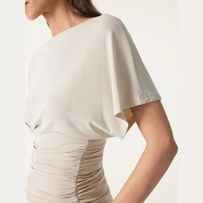 Women's Boatneck Batwing Sleeve Top